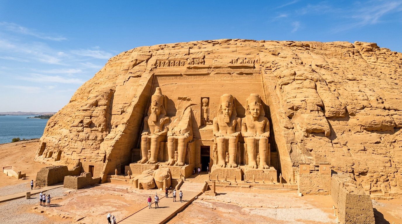 معبد رمسيس الثاني الكبير بأبو سمبل