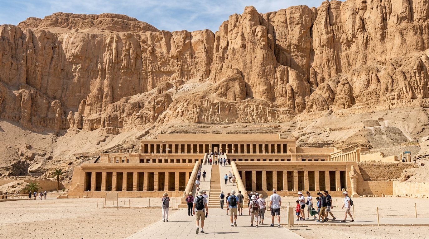 معبد الملكة حتشبسوت بالدير البحري